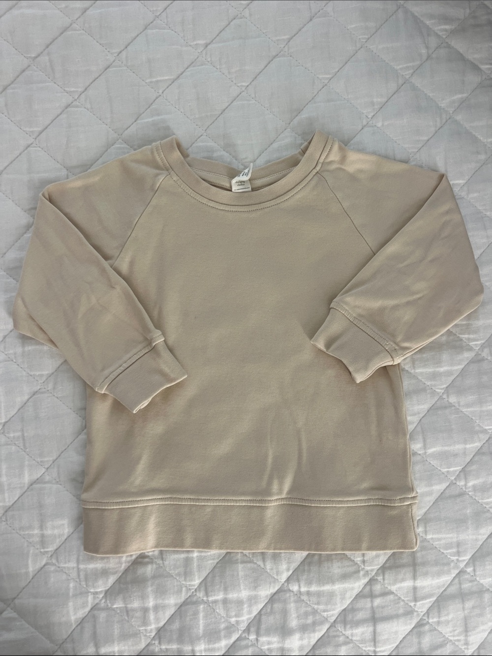 Colored Organics Cream Kids Sweatshirt
